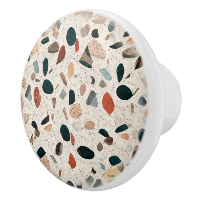 Terrazzo Ceramic Knob (Right)