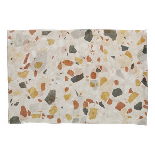 Terrazzo Colorful Concrete Pattern Design Pillow Case