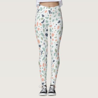 Terrazzo Colorful Style Workout Legging