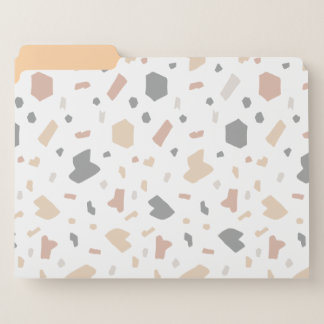 Terrazzo filing folder