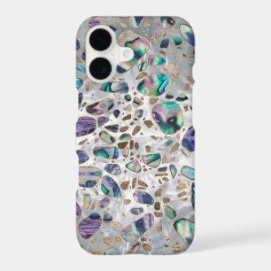 Terrazzo - Mosaic Abalone Pearl and Gold #3 iPhone 17 Case
