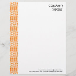 Terrazzo Pattern 03 - Orange Letterhead