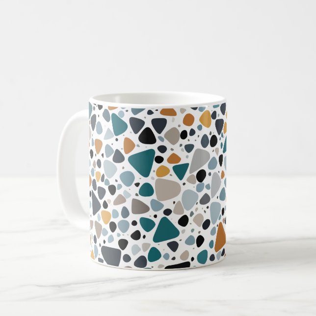 Terrazzo Pattern Coffee Mug (Front Left)