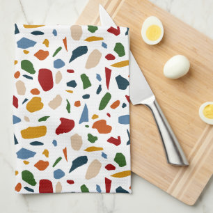 Terrazzo Pattern Colorful Kitchen Towel
