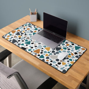 Terrazzo Pattern Desk Mat