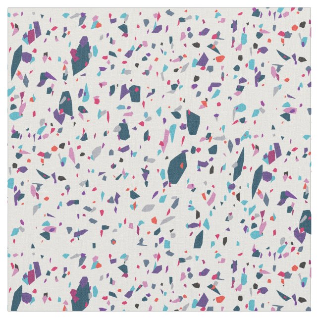 Terrazzo Pattern Fabric (Close Up)