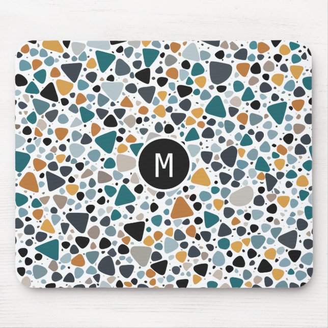 Terrazzo Pattern Mouse Pad (Front)