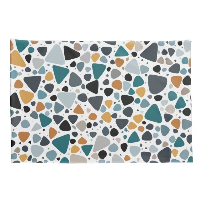 Terrazzo Pattern Pillow Case (Back-Right)