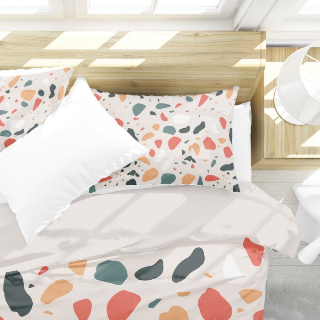 Terrazzo Pattern Pillow Case (Terrazzo Pattern Pillow)