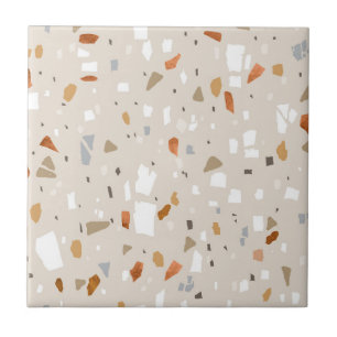 Terrazzo pattern tile