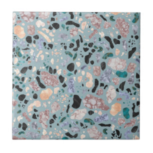 Terrazzo pattern tile