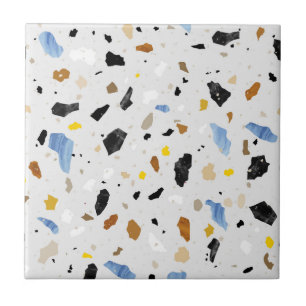 Terrazzo pattern tile