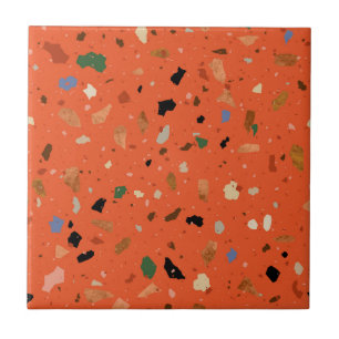 Terrazzo pattern tile