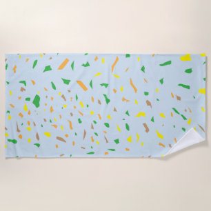 Terrazzo Pieces Beach Towel