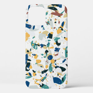 Terrazzo seamless pattern. Modern abstract design iPhone 12 Case