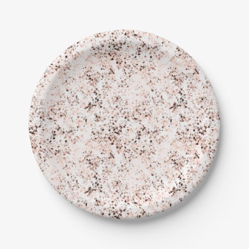 Terrazzo Speckle Fall Color Palette  Spice Paper Plates