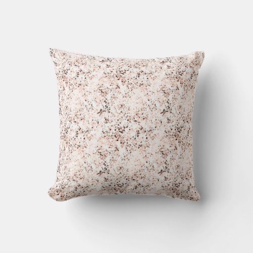 Terrazzo Speckle Fall Color Palette  Spice Throw Pillow