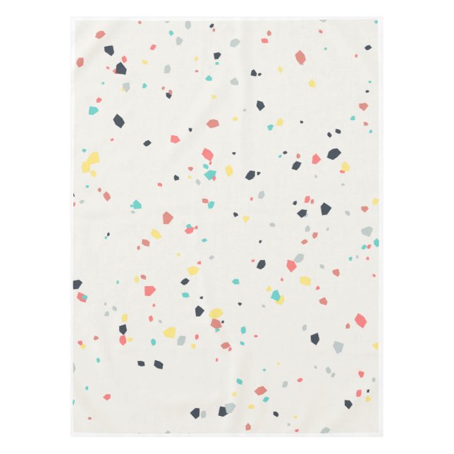 Terrazzo Speckle Seamless Pattern Tablecloth (Front)