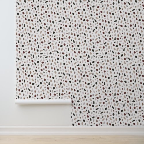 Terrazzo Style Abstract  Wallpaper