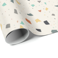 Terrazzo Tile Confetti Modern Style Earth Tones
