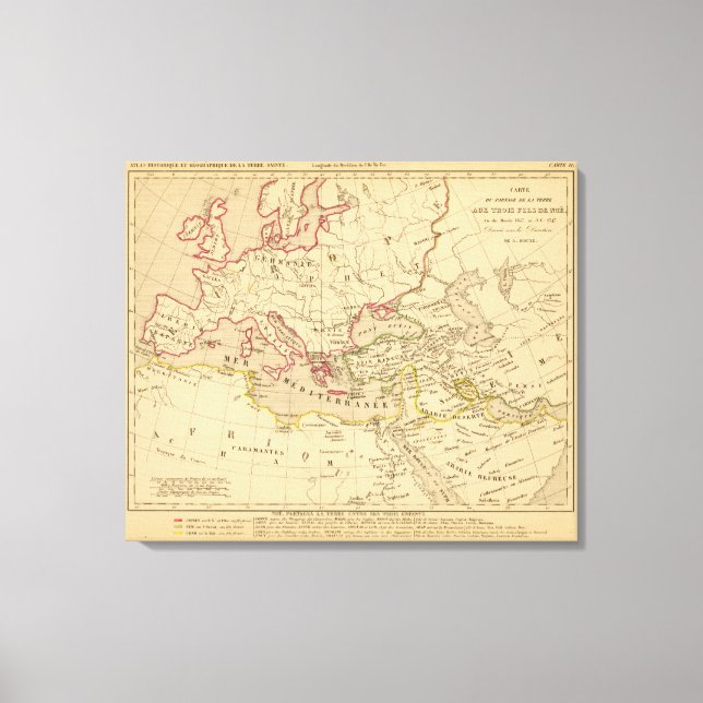 Terre aux trois fils de Noe Canvas Print (Front)