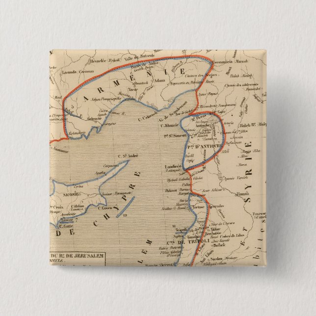 Terre Sainte depuis la deuxieme croisade Button (Front)