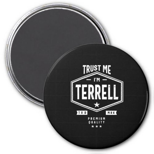 Terrell Personalized Name Birthday Gift Magnet