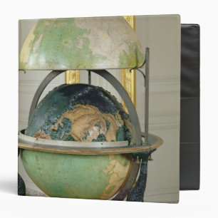 Terrestrial and celestial globe binder