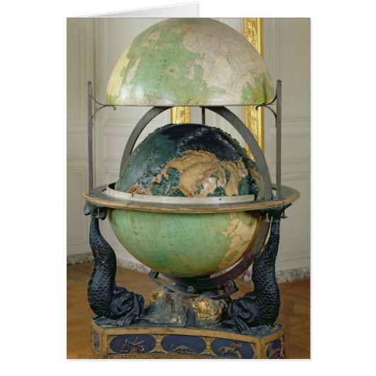 Terrestrial and celestial globe cards (Front)