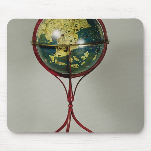 Terrestrial Globe, made in Nuremberg in 1492 Mouse Pad (Front)