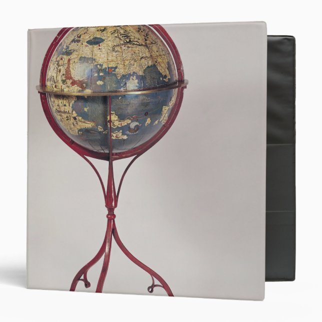 Terrestrial Globe, showing the Indian Ocean Binder (Front/Inside)