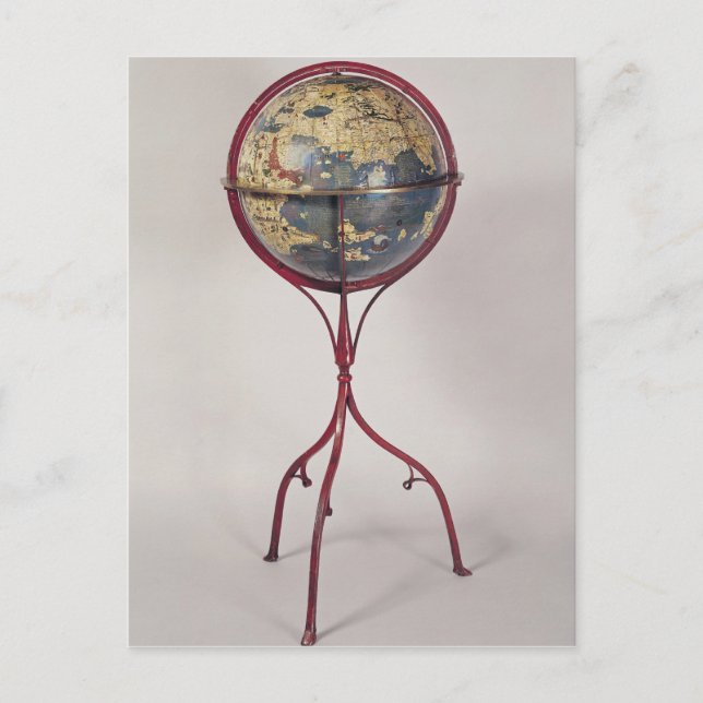 Terrestrial Globe, showing the Indian Ocean Postcard (Front)