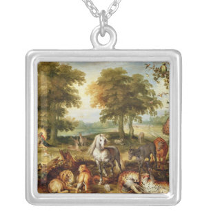 Terrestrial Paradise Silver Plated Necklace