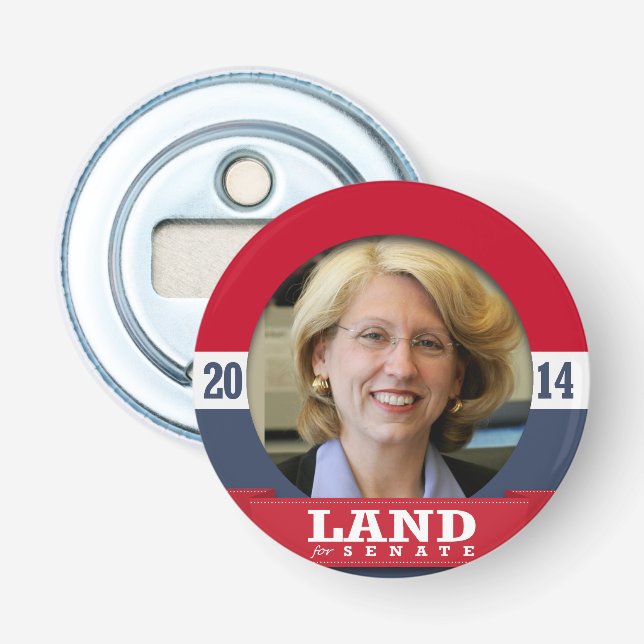TERRI LYNN LAND CAMPAIGN BOTTLE OPENER (Front)
