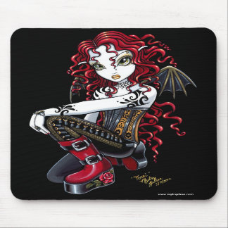 Terri Red Tattoo Fairy Mousepad