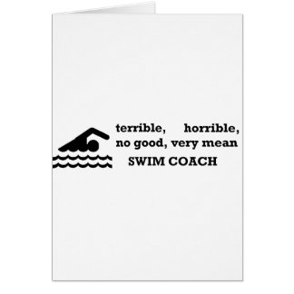 Terrible Swim Coach Cards