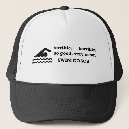 Terrible Swim Coach Trucker Hat