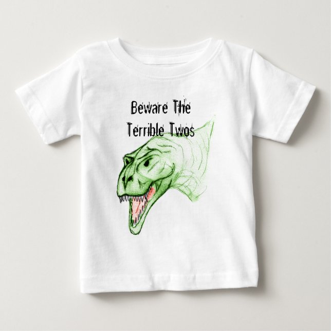 Terrible Twos Grumposaurus Baby T-Shirt (Front)