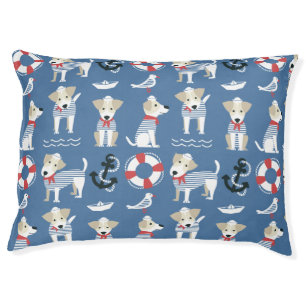 Terrier as a sailor pet bed