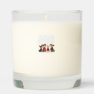 Terrier Christmas Choir Scented Candle