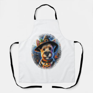 Terrier Dog Halloween Apron
