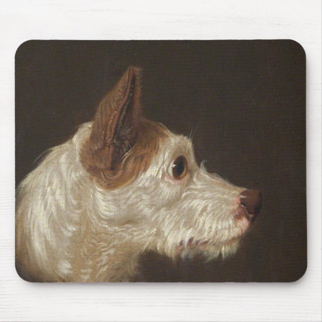 Terrier Dog's Head (by James Ward) Mouse Pad (Front)