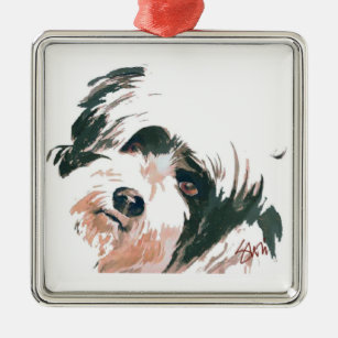 tibetan terrier ornament