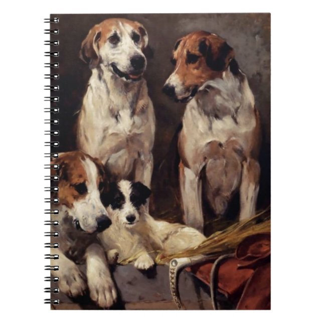 Terrier Pet Dogs Animals Painting Notebook (Front)