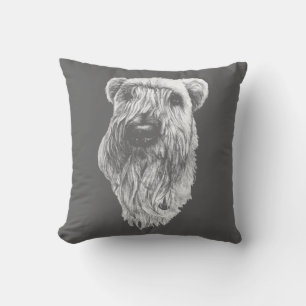 Terrier Pillow Wheaten Terrier Art Gifts & Decor