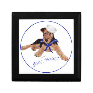 Terrier Sailor Boy Keepsake Box