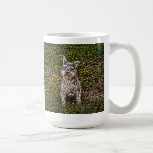 Terrier Schnauzer Pet Dog-lover's Dog Breed Coffee Mug (Right)