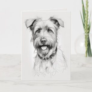 Terrier Sketch for Birthday Card
