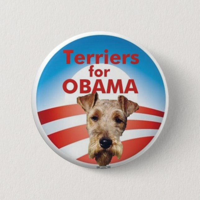 Terriers for Obama Button (Front)
