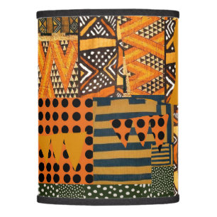 terrific lamp shade with tribal artwork